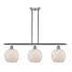 A thumbnail of the Innovations Lighting 516-3I Farmhouse Rope Brushed Satin Nickel / White Glass with White Rope