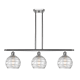 A thumbnail of the Innovations Lighting 516-3I-11-36 Athens Linear Clear Deco Swirl / Brushed Satin Nickel