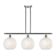 A thumbnail of the Innovations Lighting 516-3I-13-37-White Mouchette-Indoor Pendant Brushed Satin Nickel / White Mouchette