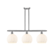 A thumbnail of the Innovations Lighting 516-3I-13-37-White Venetian-Indoor Pendant Brushed Satin Nickel / White Venetian