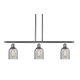 A thumbnail of the Innovations Lighting 516-3I Caledonia Brushed Satin Nickel / Charcoal