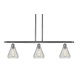 A thumbnail of the Innovations Lighting 516-3I Conesus Brushed Satin Nickel / Clear Crackle