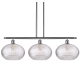 A thumbnail of the Innovations Lighting 516-3I-12-39 Ithaca Pendant Brushed Satin Nickel / Clear Ithaca