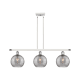 A thumbnail of the Innovations Lighting 516-3I 10 36 Athens Deco Swirl Chandelier White Polished Chrome / Light Smoke Deco Swirl