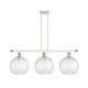 A thumbnail of the Innovations Lighting 516-3I-13-37 Athens Linear White and Polished Chrome / Clear Water Glass
