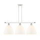 A thumbnail of the Innovations Lighting 516-3I-14-39 Bristol Linear White and Polished Chrome / Matte White