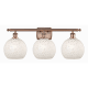 A thumbnail of the Innovations Lighting 516-3W-11-28-White Mouchette-Bathroom Vanity Light Alternate Image