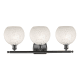 A thumbnail of the Innovations Lighting 516-3W-11-28-White Mouchette-Bathroom Vanity Light Alternate Image