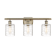 A thumbnail of the Innovations Lighting 516-3W-10-26 Cobbleskill Vanity Antique Brass / Deco Swirl