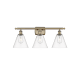 A thumbnail of the Innovations Lighting 516-3W-11-28 Berkshire Vanity Antique Brass / Clear