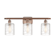 A thumbnail of the Innovations Lighting 516-3W-10-26 Cobbleskill Vanity Antique Copper / Deco Swirl