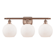 A thumbnail of the Innovations Lighting 516-3W-13-26 Athens Vanity Antique Copper / Matte White