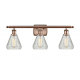 A thumbnail of the Innovations Lighting 516-3W Conesus Antique Copper / Clear Crackle