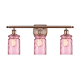 A thumbnail of the Innovations Lighting 516-3W Candor Antique Copper / Sweet Lilac Waterglass