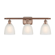 A thumbnail of the Innovations Lighting 516-3W Castile Antique Copper / White