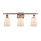A thumbnail of the Innovations Lighting 516-3W Ellery Antique Copper / White