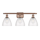 A thumbnail of the Innovations Lighting 516-3W-12-28 Bristol Vanity Antique Copper / Seedy