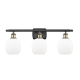 A thumbnail of the Innovations Lighting 516-3W Belfast Black Antique Brass / Matte White