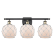 A thumbnail of the Innovations Lighting 516-3W-13-26 Farmhouse Vanity Frosted Glass / White Rope / Black Antique Brass