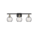 A thumbnail of the Innovations Lighting 516-3W-11-26 Athens Vanity Black Antique Brass / Clear Water Glass