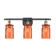 A thumbnail of the Innovations Lighting 516-3W Candor Black Antique Brass / Turmeric Waterglass