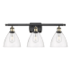 A thumbnail of the Innovations Lighting 516-3W-11-28 Bristol Vanity Black Antique Brass / Clear