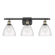 A thumbnail of the Innovations Lighting 516-3W-12-28 Bristol Vanity Black Antique Brass / Seedy