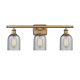 A thumbnail of the Innovations Lighting 516-3W Caledonia Brushed Brass / Charcoal
