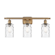 A thumbnail of the Innovations Lighting 516-3W Candor Brushed Brass / Clear Waterglass