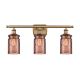 A thumbnail of the Innovations Lighting 516-3W Candor Brushed Brass / Toffee Waterglass