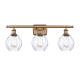 A thumbnail of the Innovations Lighting 516-3W Small Waverly Brushed Brass / Clear