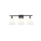 A thumbnail of the Innovations Lighting 516-3W-11-28 Berkshire Vanity Matte Black / Matte White