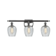 A thumbnail of the Innovations Lighting 516-3W Salina Polished Chrome / Clear Fluted