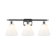 A thumbnail of the Innovations Lighting 516-3W-11-28 Berkshire Vanity Polished Chrome / Matte White