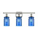 A thumbnail of the Innovations Lighting 516-3W Candor Polished Nickel / Princess Blue Waterglass