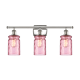 A thumbnail of the Innovations Lighting 516-3W Candor Polished Nickel / Sweet Lilac Waterglass