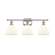 A thumbnail of the Innovations Lighting 516-3W-12-28 Bristol Vanity Polished Nickel / Matte White