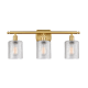 A thumbnail of the Innovations Lighting 516-3W-10-26 Cobbleskill Vanity Clear / Satin Gold