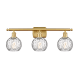 A thumbnail of the Innovations Lighting 516-3W-11-26 Athens Vanity Satin Gold / Clear Water Glass