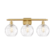 A thumbnail of the Innovations Lighting 516-3W-13-26 Athens Vanity Satin Gold / Clear Water Glass