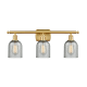 A thumbnail of the Innovations Lighting 516-3W-12-26 Caledonia Vanity Charcoal / Satin Gold