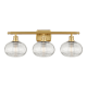 A thumbnail of the Innovations Lighting 516-3W-10-28-Ithaca-Bathroom Vanity Light Satin Gold / Clear Ithaca