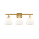 A thumbnail of the Innovations Lighting 516-3W-12-28 Bristol Vanity Satin Gold / Matte White