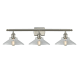 A thumbnail of the Innovations Lighting 516-3W Disc Brushed Satin Nickel / Clear