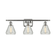 A thumbnail of the Innovations Lighting 516-3W Conesus Brushed Satin Nickel / Clear Crackle