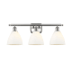 A thumbnail of the Innovations Lighting 516-3W-11-28 Bristol Vanity Brushed Satin Nickel / Matte White