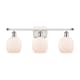 A thumbnail of the Innovations Lighting 516-3W Belfast White and Polished Chrome / Matte White