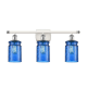 A thumbnail of the Innovations Lighting 516-3W Candor White and Polished Chrome / Princess Blue Glass