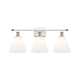 A thumbnail of the Innovations Lighting 516-3W-11-28 Berkshire Vanity White and Polished Chrome / Matte White