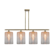 A thumbnail of the Innovations Lighting 516-4I-10-48-L Cobbleskill Linear Antique Brass / Mercury